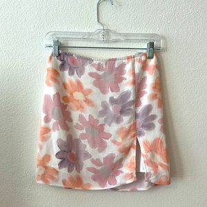 Aritzia flower skirt